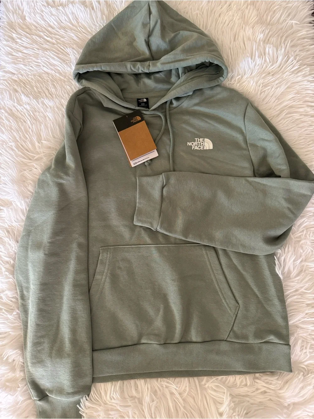 The North Face Men's Sage Green Crewneck Hoodie